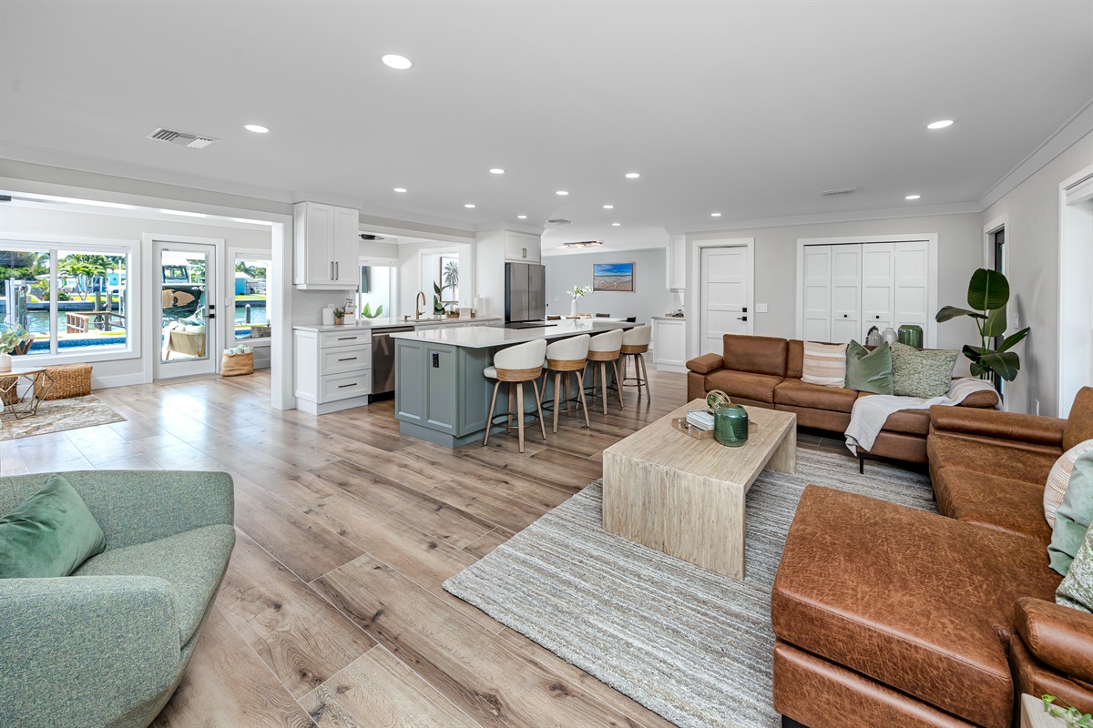 Bright open layout