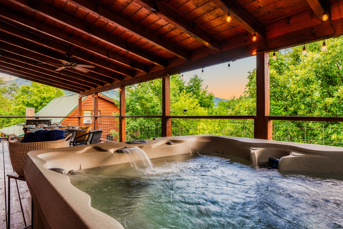 Relax in our 7 person ho