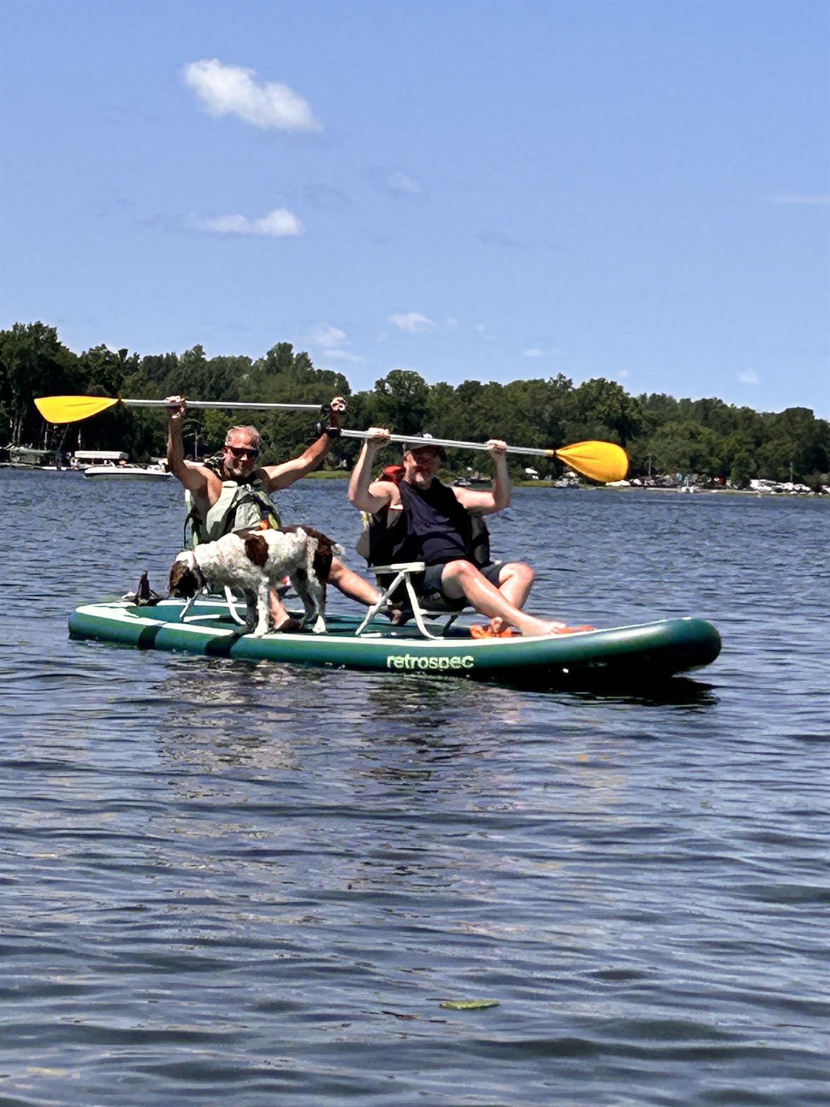 Another use for the party paddle board!