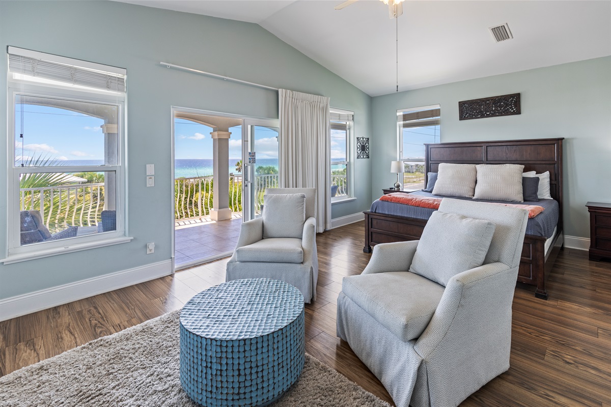 Gulf Views from 3rd Floor Master Bedroom