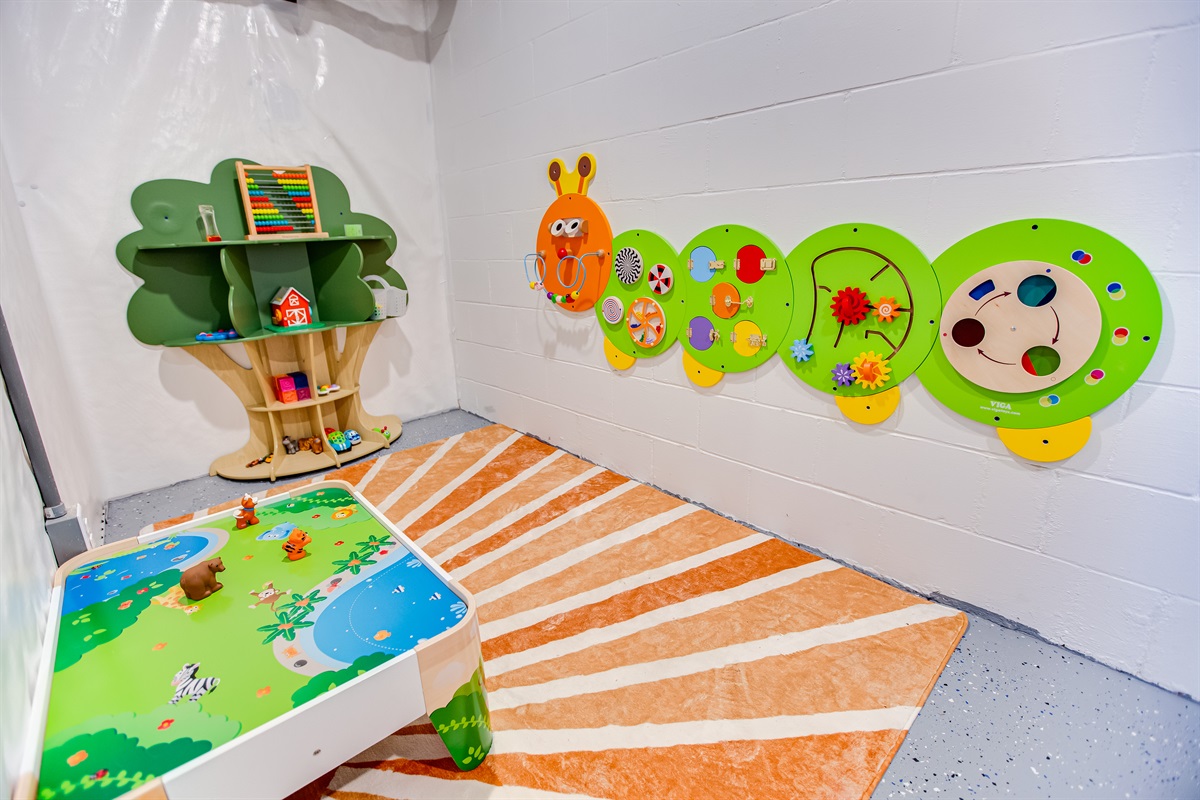 Basement: toddler play area