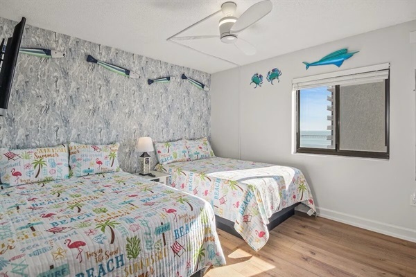 Guest Bedroom with Two Double Beds