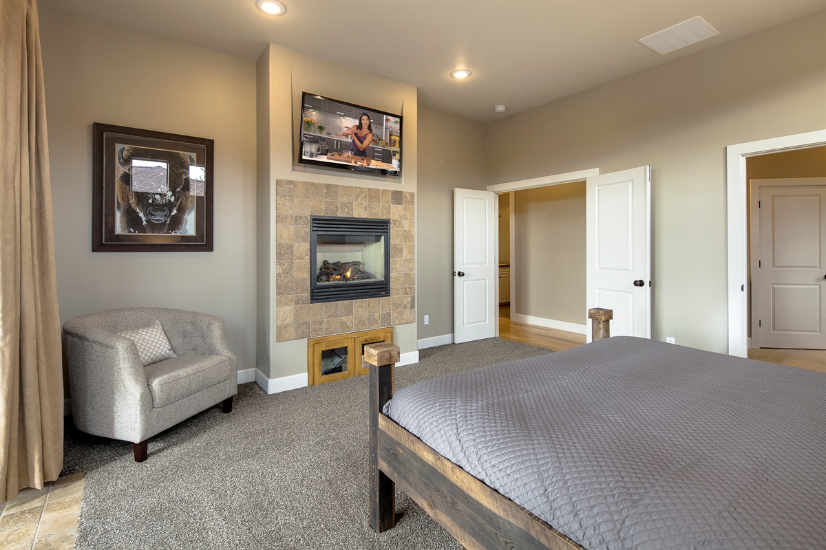 Primary Bedroom- Fireplace