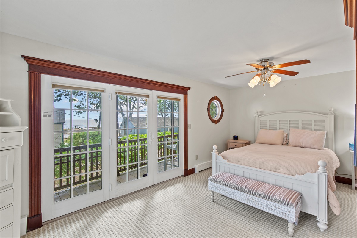 Walk right out to ocean views