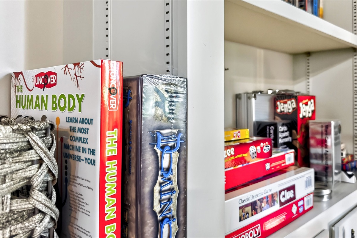 Enjoy board games with the family.