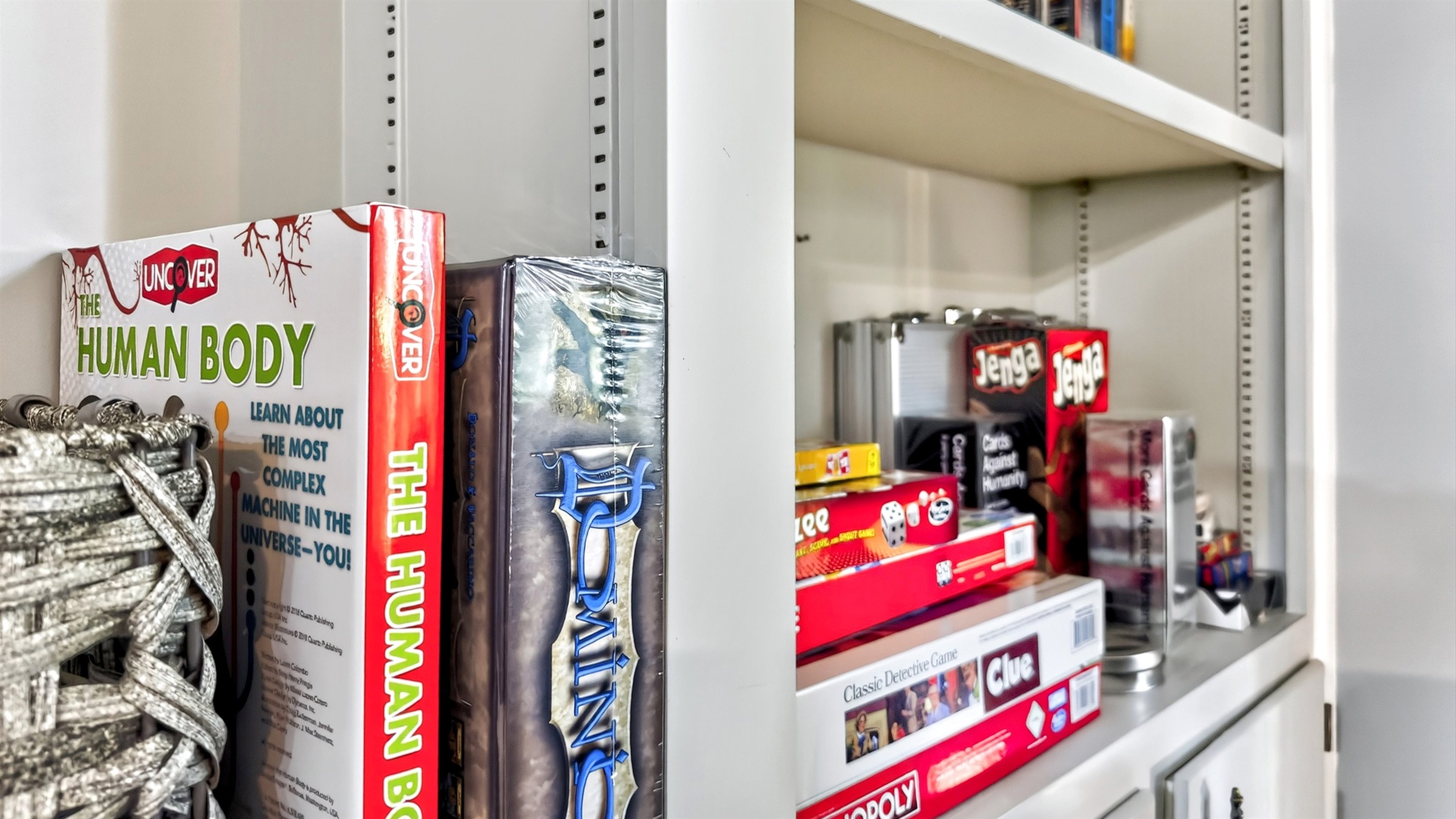 Enjoy board games with the family.