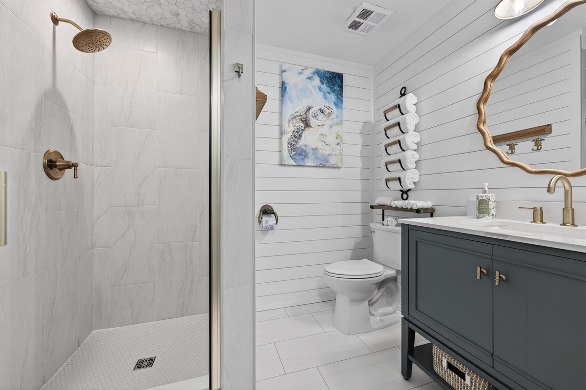 Shower in Guest Bathroom