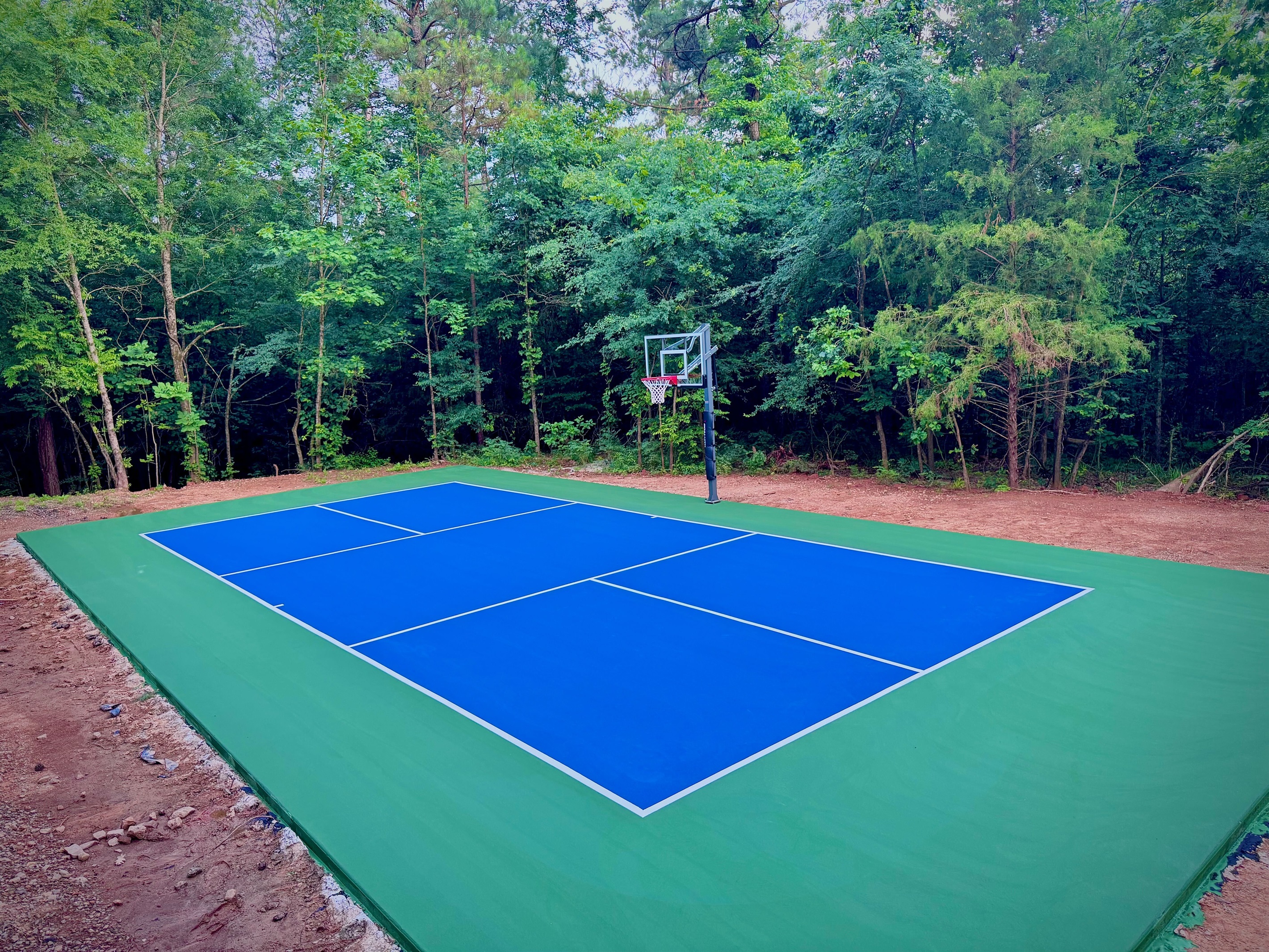 Our new pickelball and sport court will be a blast for some friendly games and competition