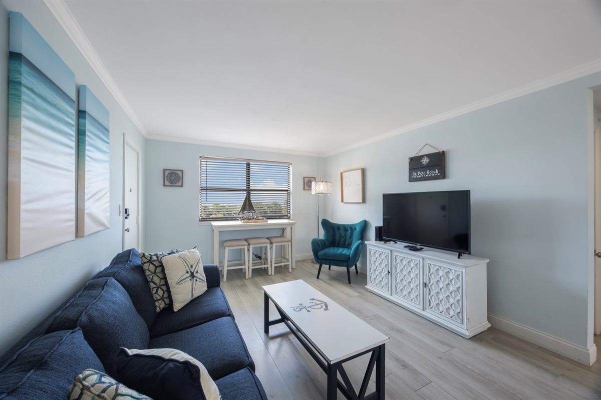 Smart TV's in Living room and both bedrooms