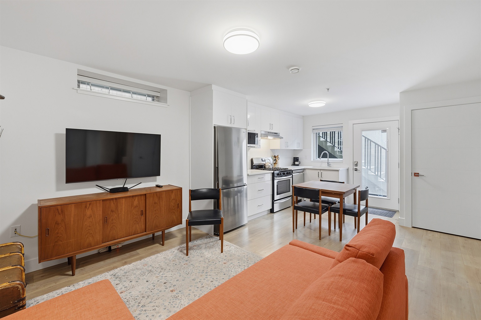 Open plan living space