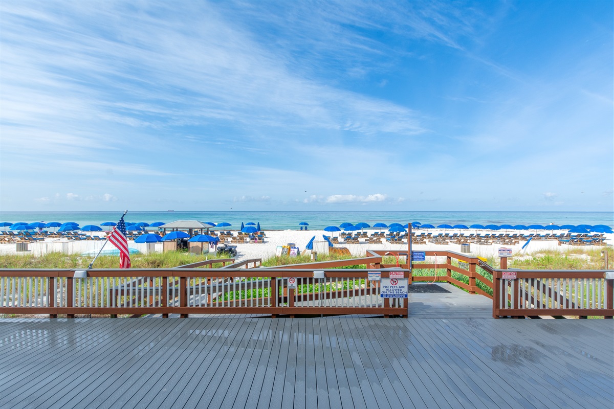 Just steps from your door to the soft, sugar-white sand, your beachfront escape starts here.