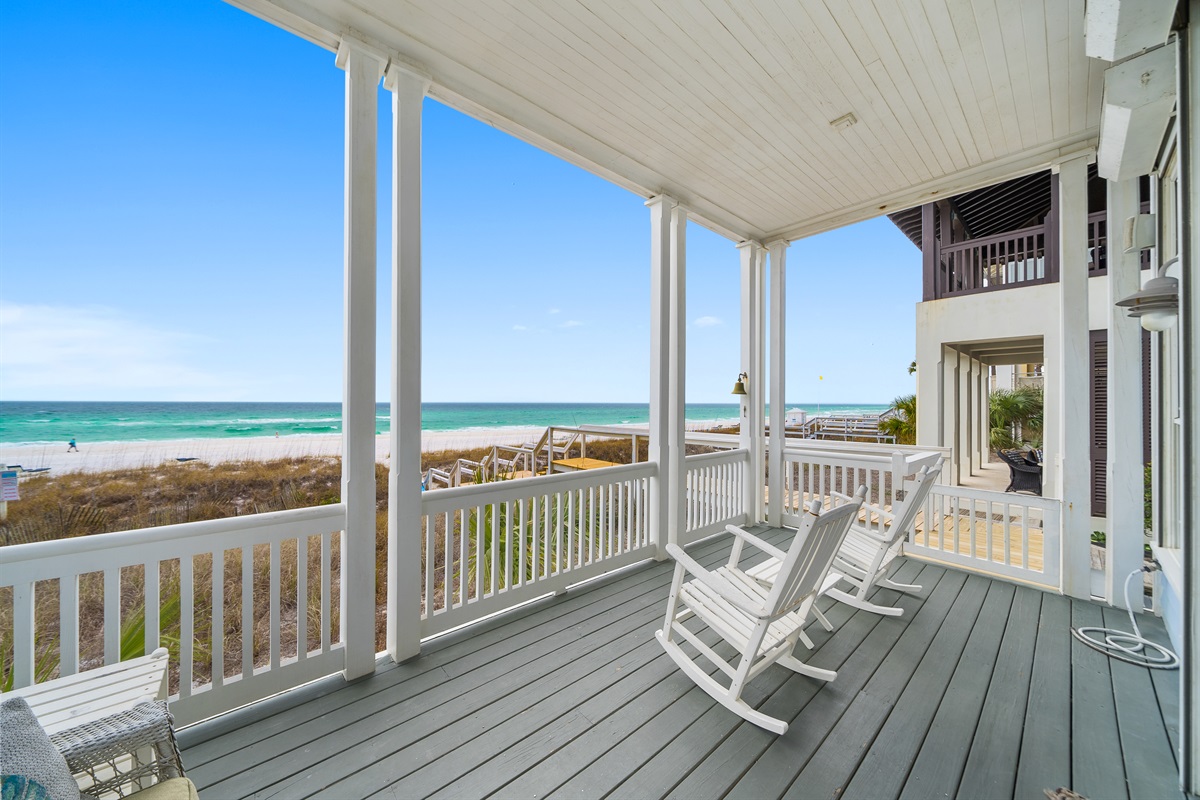 View of Gulf from House