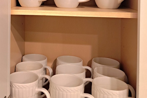 Lots of coffee cups