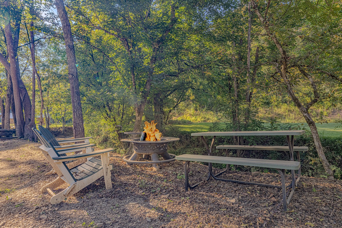 Smores and a creek...it does not get any better than this!