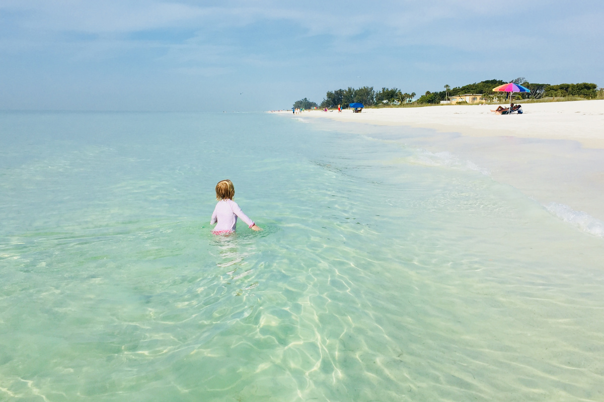 The beach in December