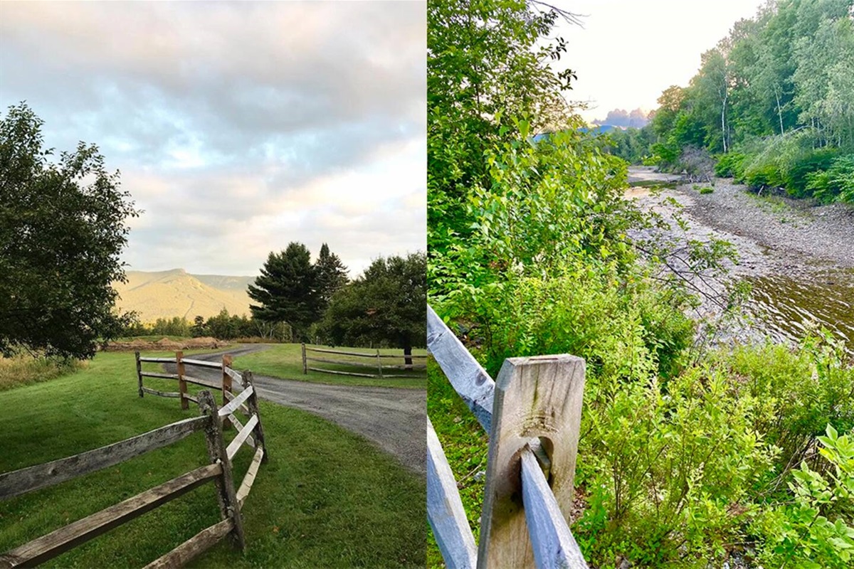 Hop on the beautiful 5 mile long Nature Path that abuts The Village Green for morning and sunset walks.