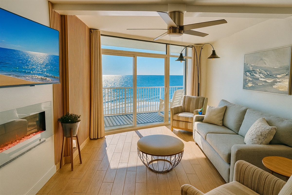 Pull out queen size sofa in living room