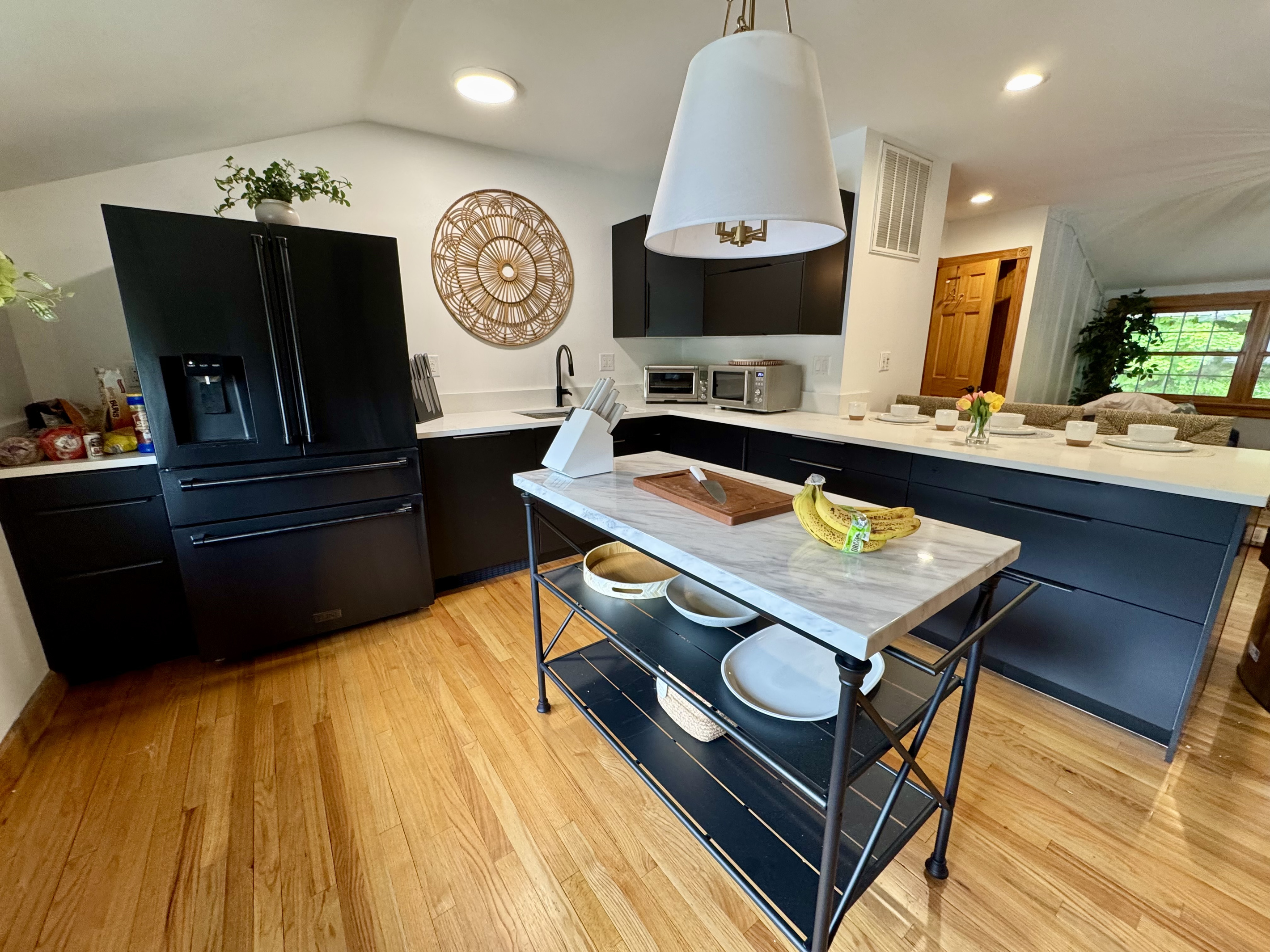 Chef's kitchen with premium appliances and large island