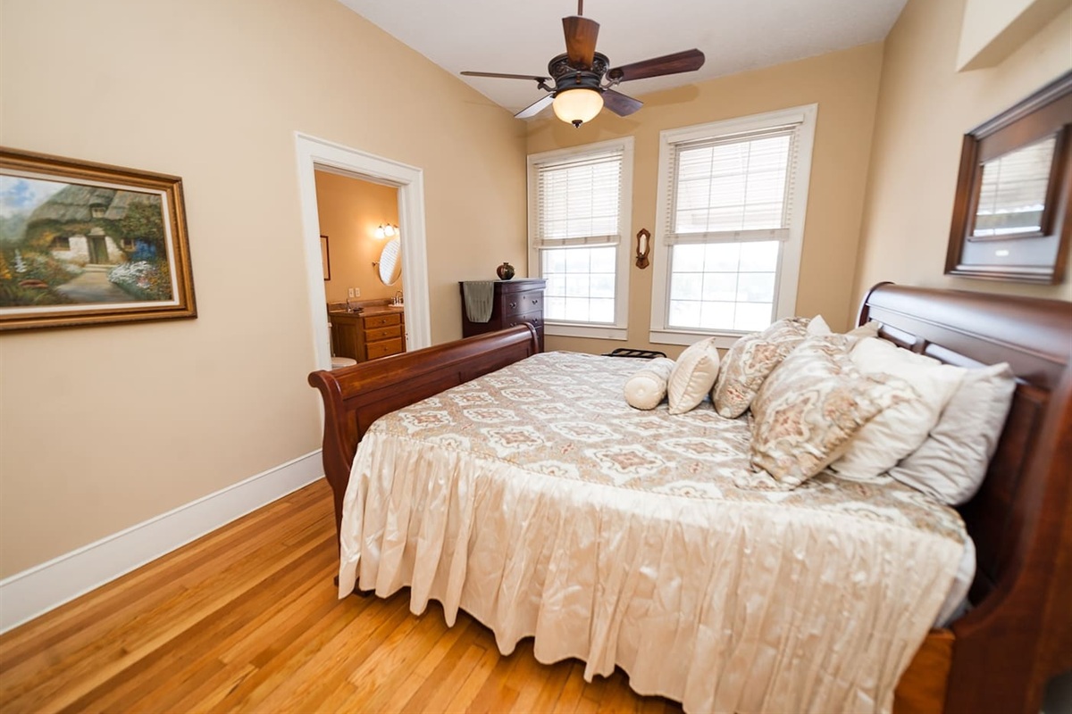 King Bed--Master with Ensuite