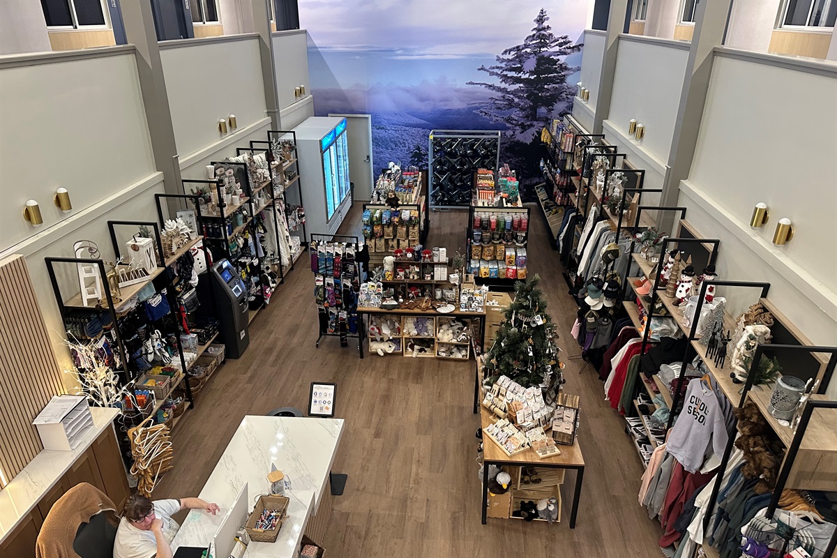 Mountain Lodge's Store has a little bit of everything from groceries to clothes.