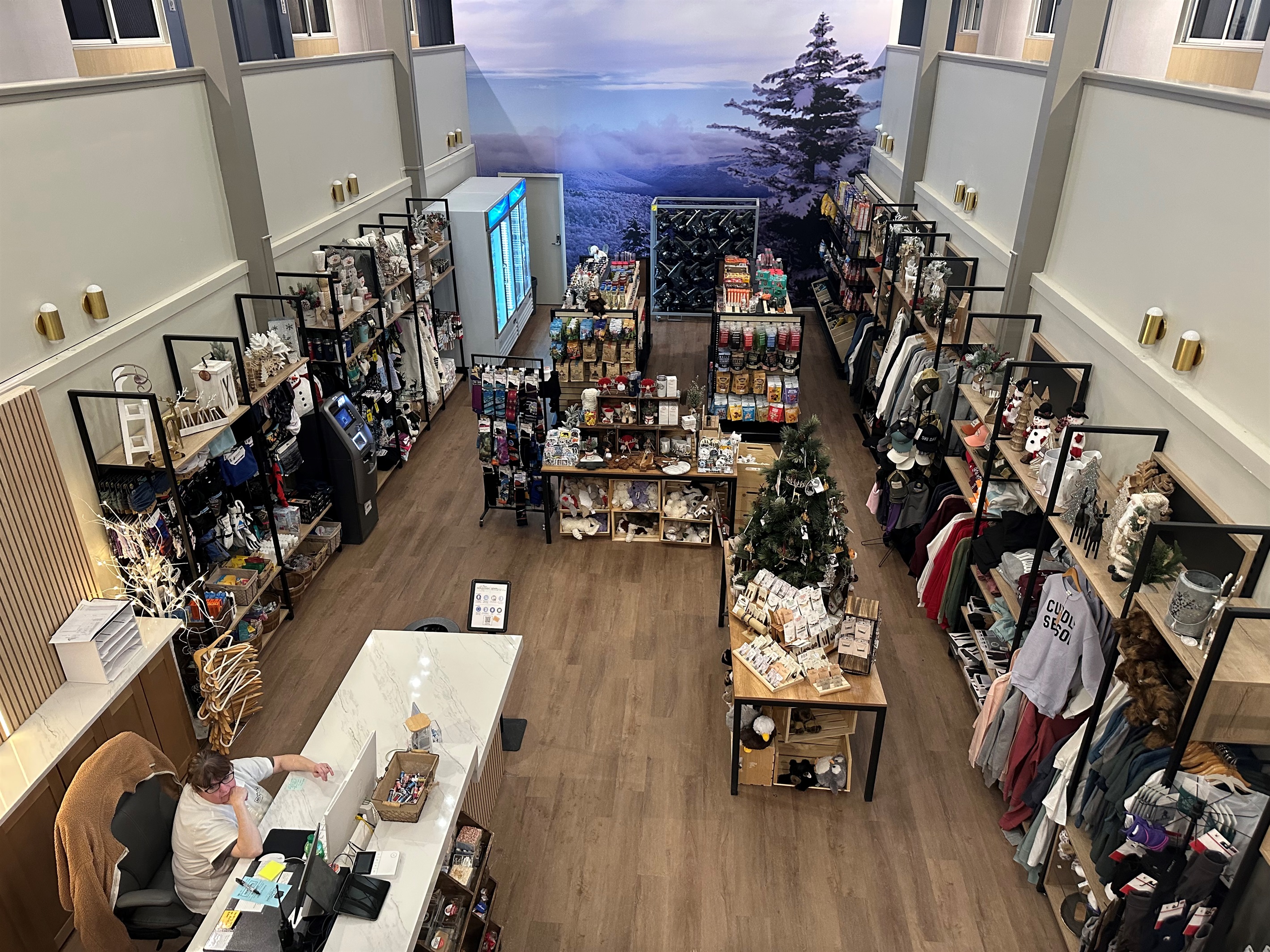 Mountain Lodge's Store has a little bit of everything from groceries to clothes.