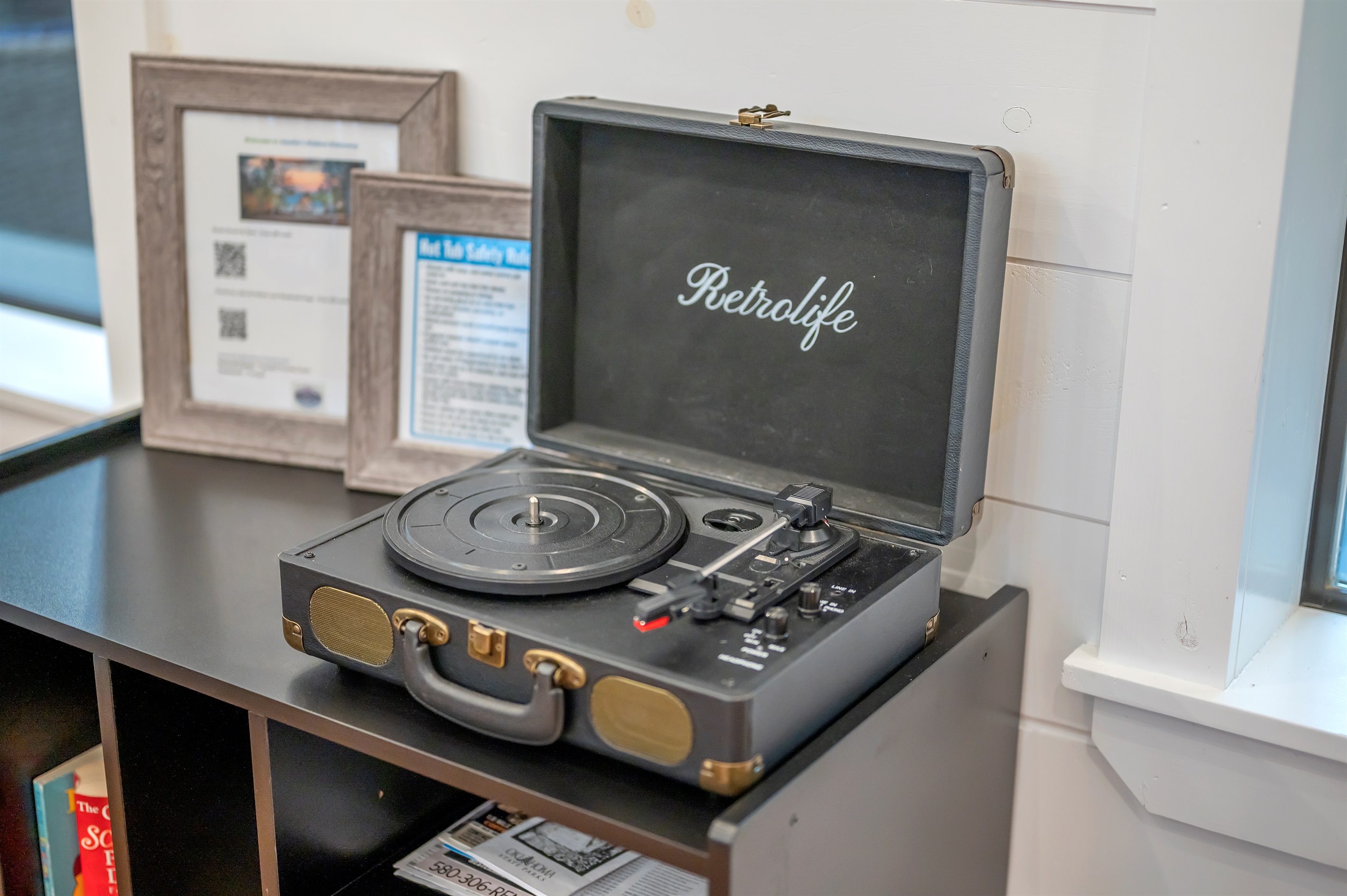 Drop the needle. Nothing beats the 'crackle' of spinning some vinyl to set the mood.