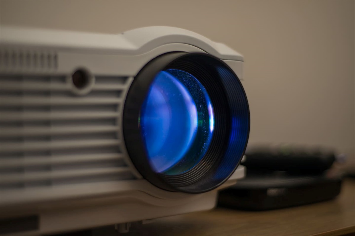 The projector on the top floor
