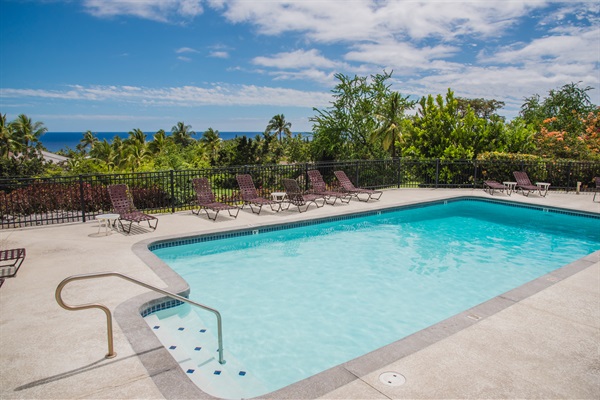 One of the three pools at the Country Clube Villa complex.