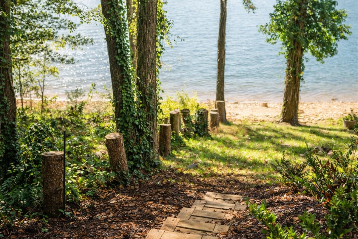Just a few minute walk will have you lake-side. Put the kayaks in (provided), go for a swim or just enjoy the breathtaking views.