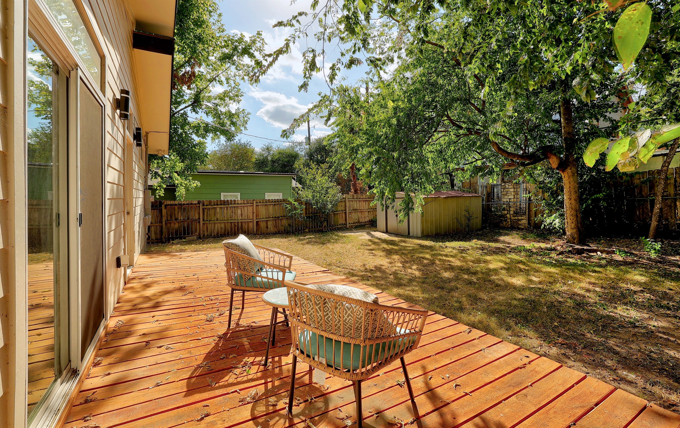 Fully fenced yard for activities!