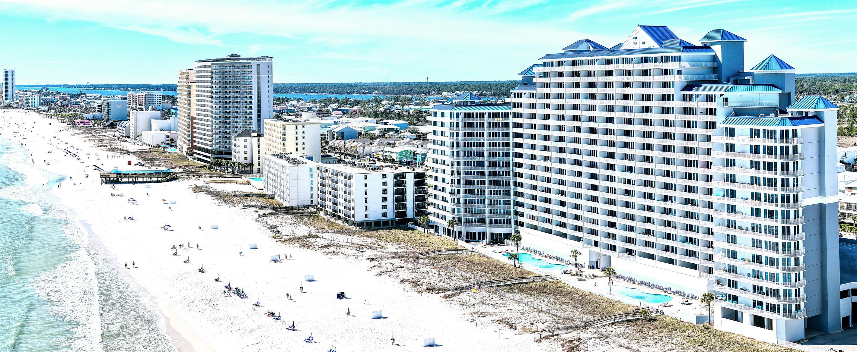 Lighthouse Condos View from the Beach