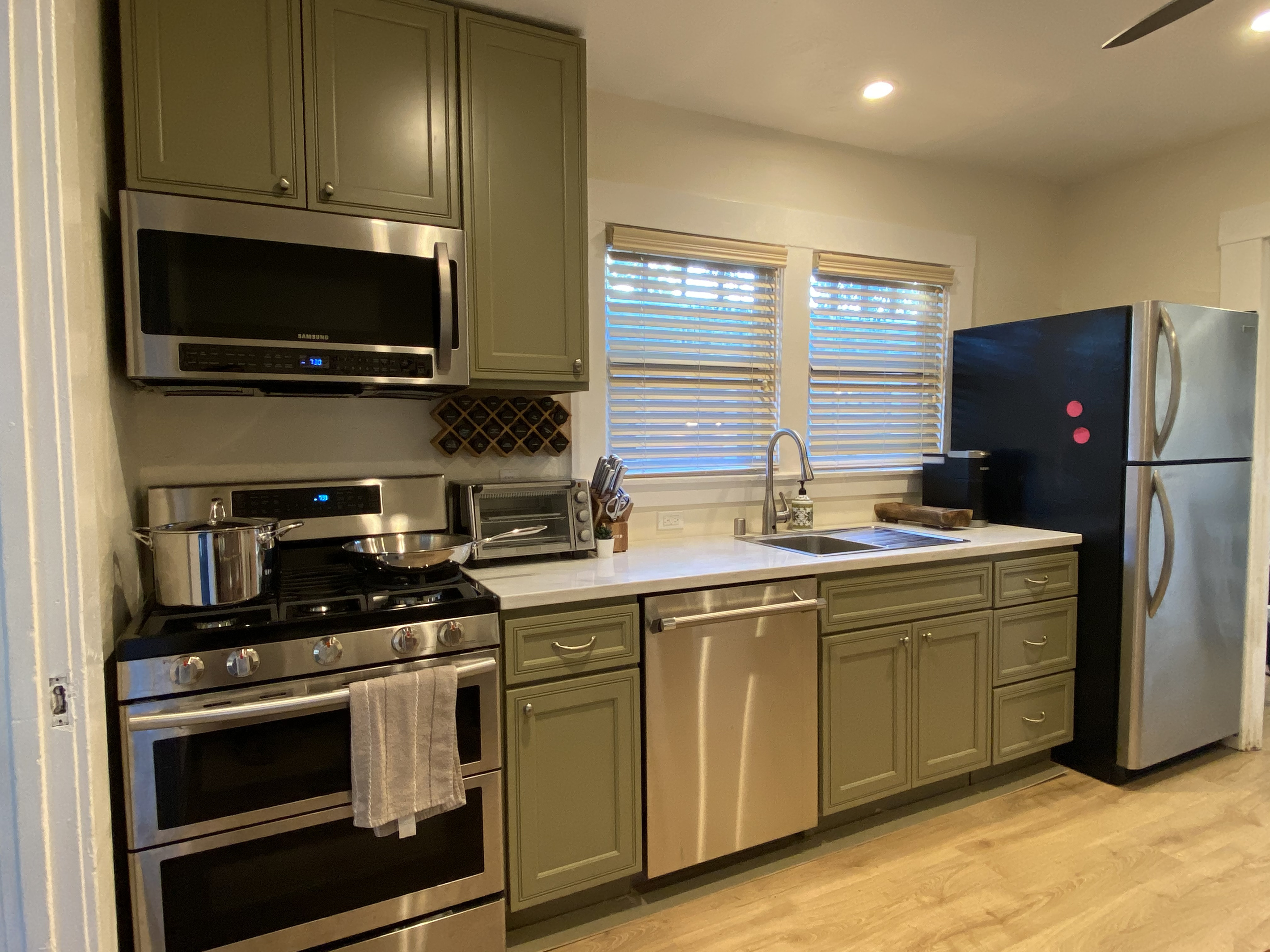 Fully equipped kitchen