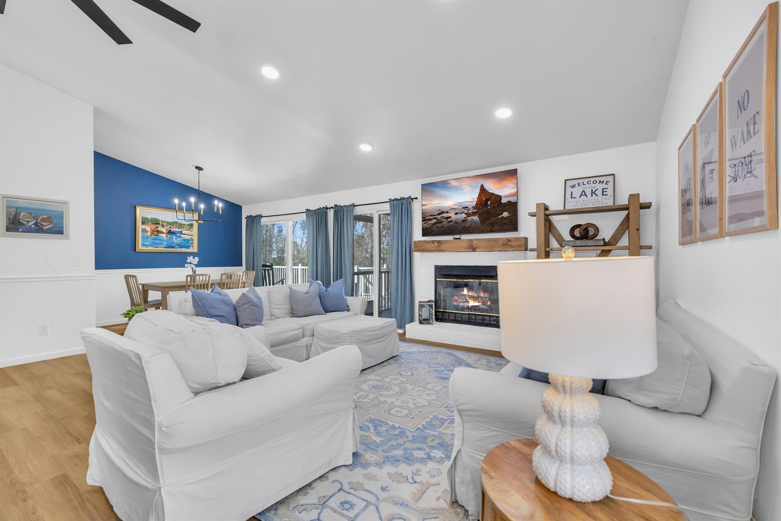 Living Room and Dining Room 