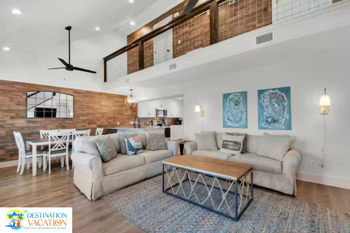 Bright, open interiors invite effortless coastal relaxation.