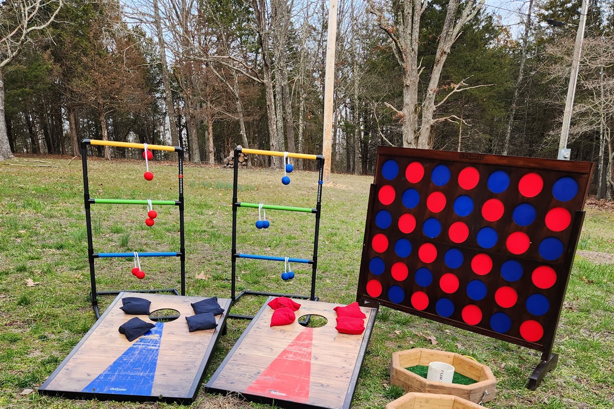 Get the whole family involved with our guests' favorite outdoor games&mdash;perfect for fun-filled days in the fresh air!