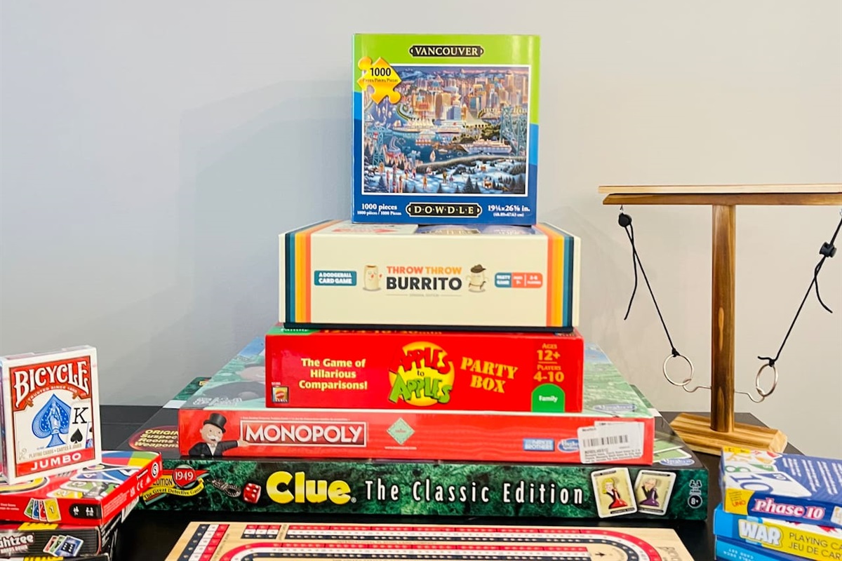 Games. Games. Games. We have a plethora of board games and cards games for you to choose from. 