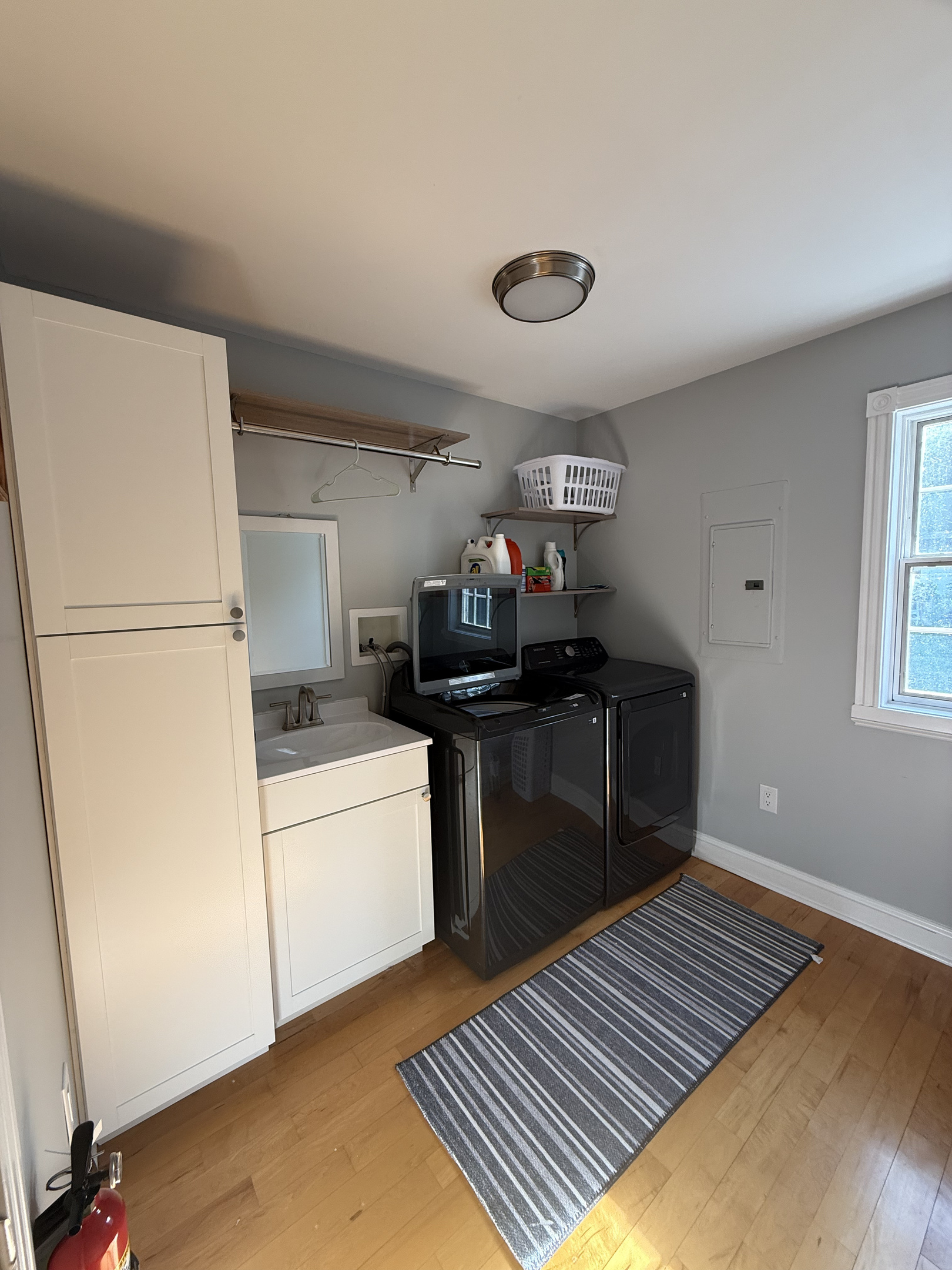 Laundry room - large washer and dryer for use during your stay.