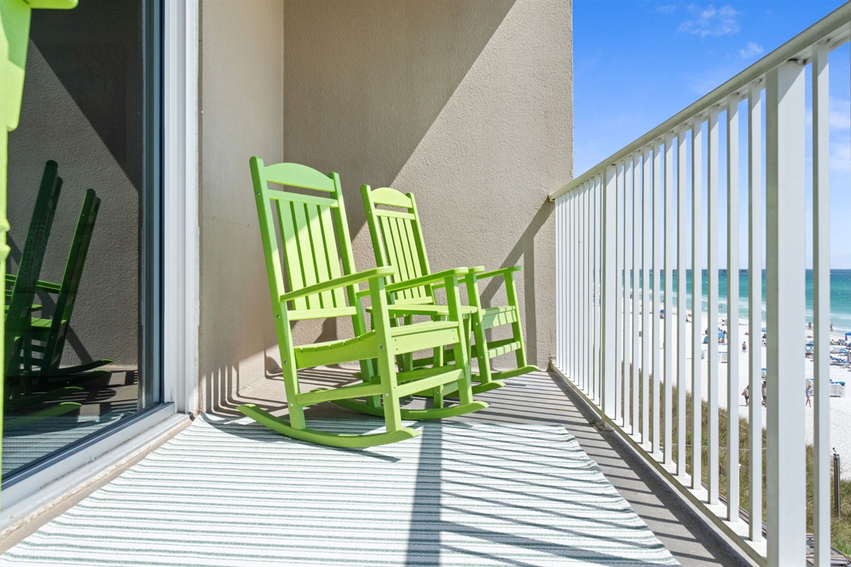 Rocking chairs for enjoying your view!