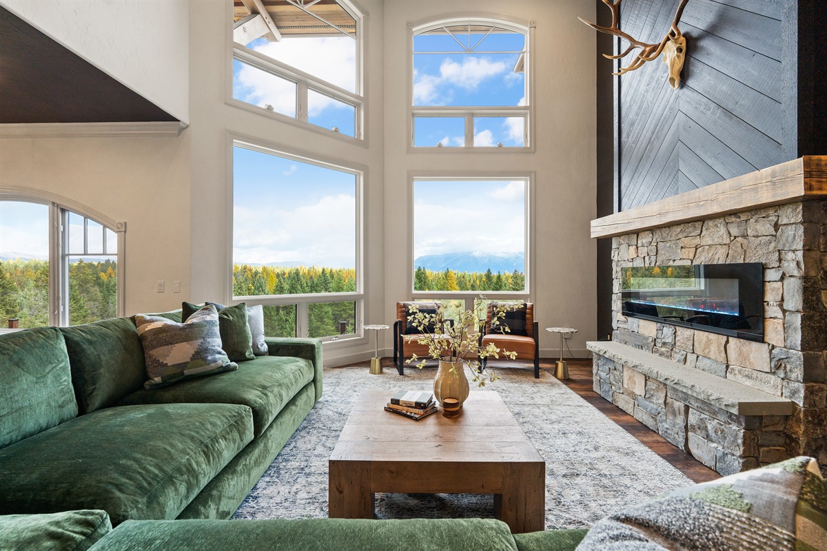 Floor to ceiling windows that stop you in your tracks.