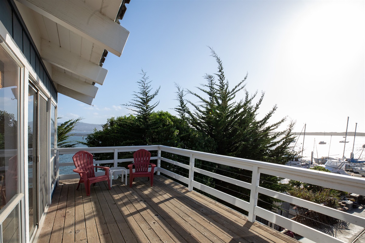Deck off living room