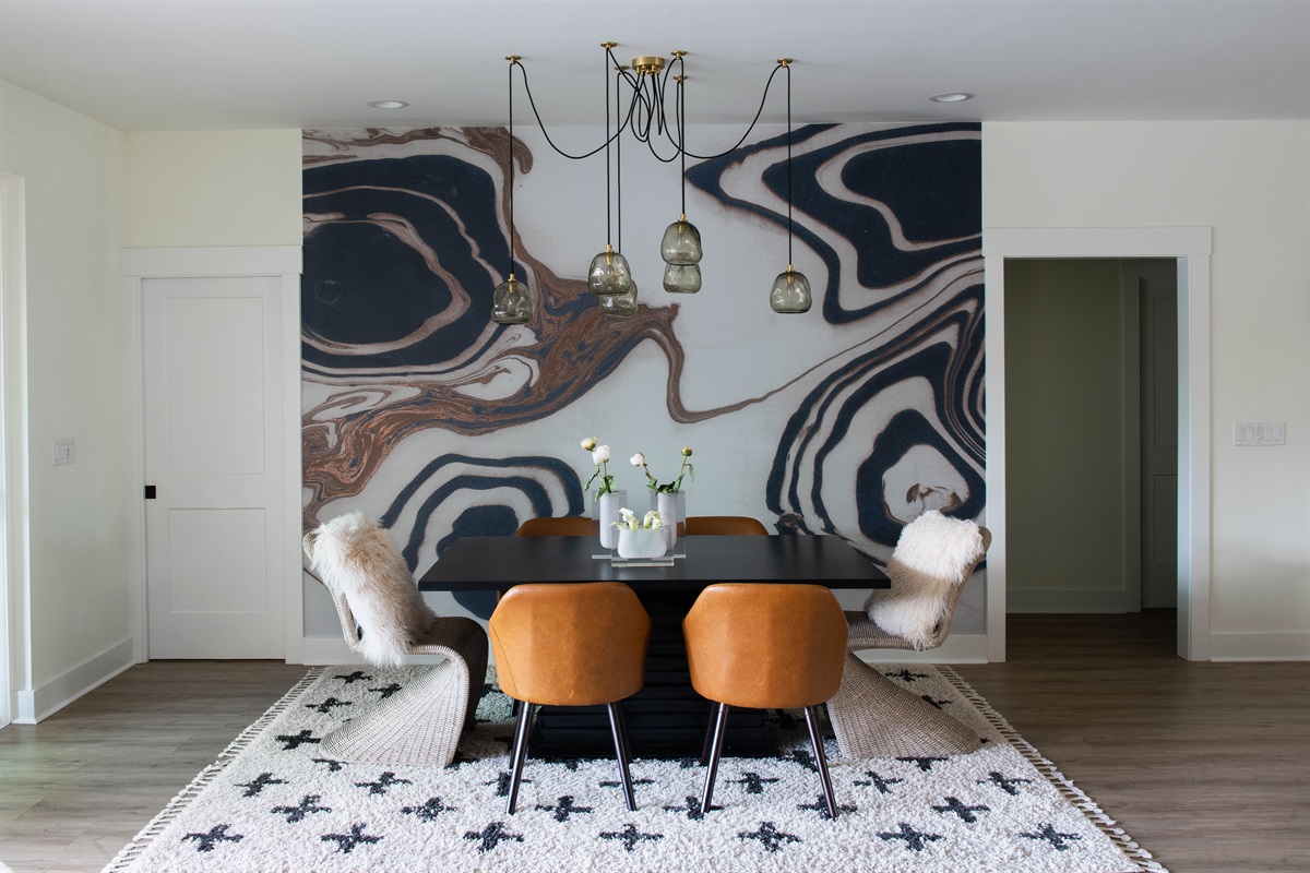 Artistic details throughout the house