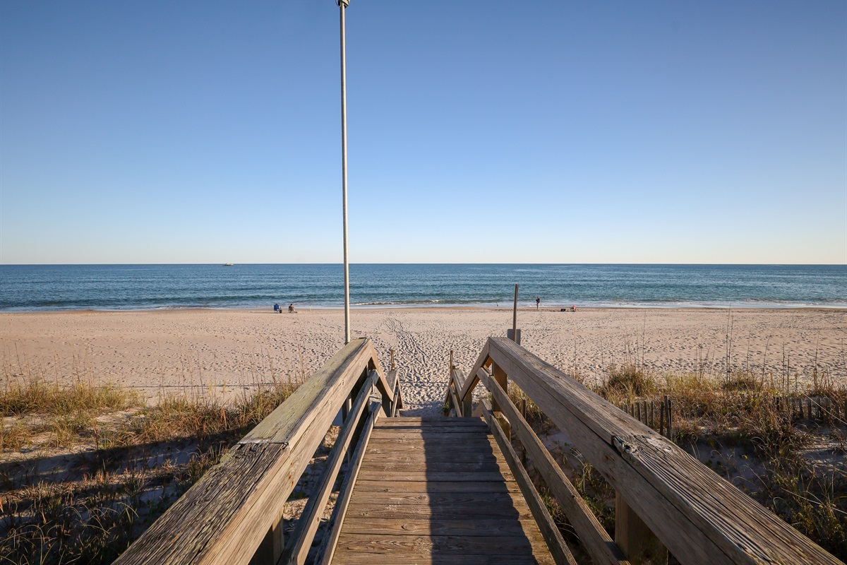 Public beach access #3 is only 50 yards away