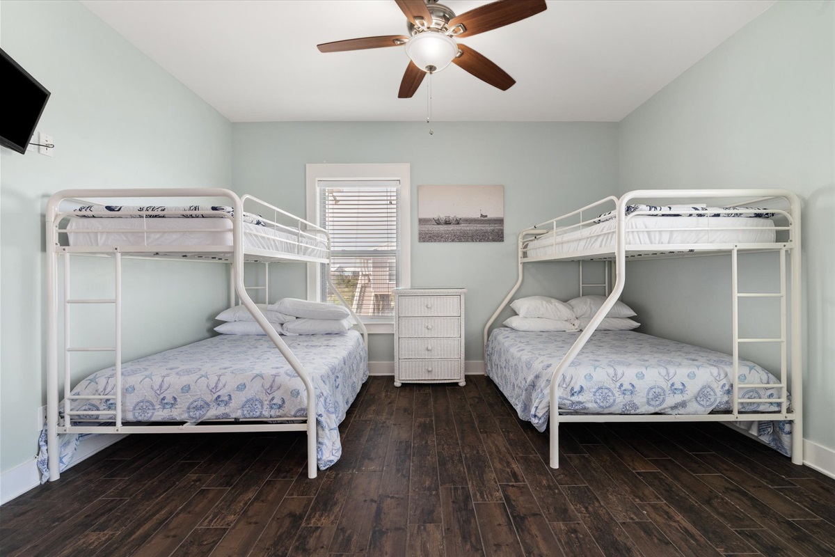 Third Bedroom - Twin over Full bunks