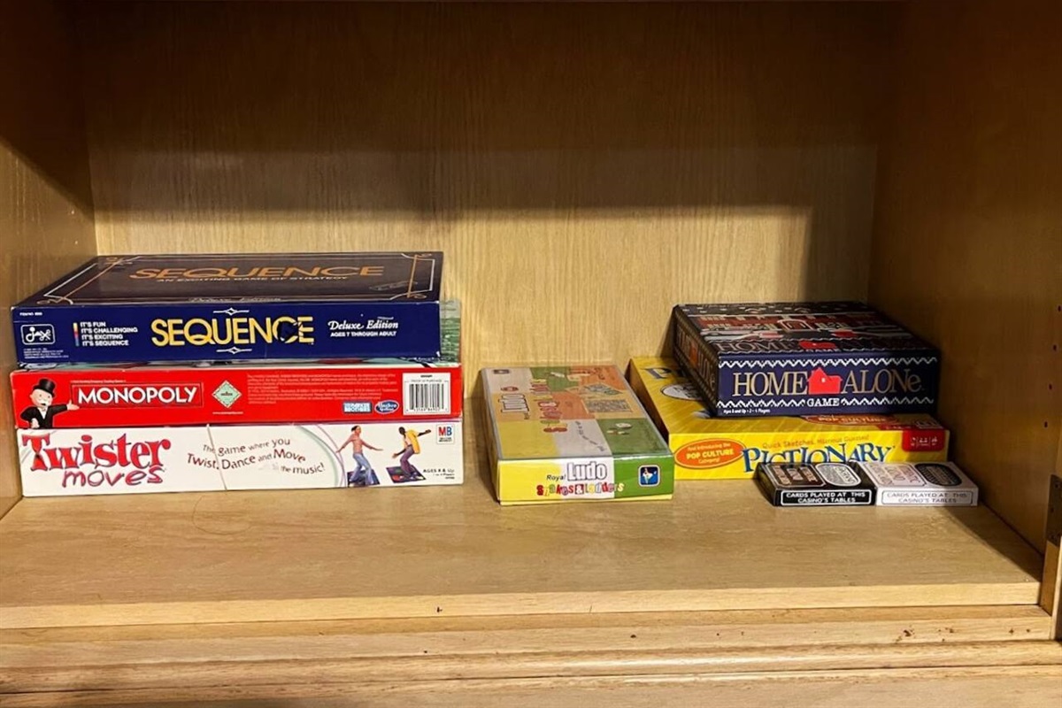 Unwind and bond with family and friends as you enjoy a board game night filled with laughter, strategy, and friendly competition.