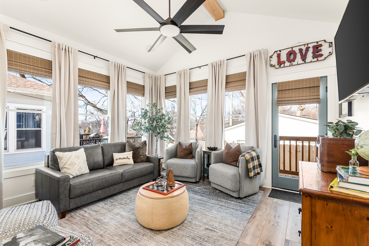 Bonus Living Room for Gathering or Sleeping.