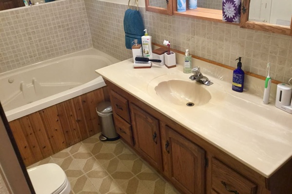 Master Bathroom with Jacuzzi.