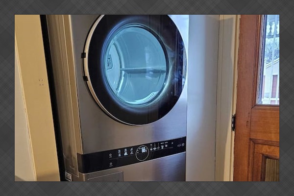 Shared washer and dryer on site