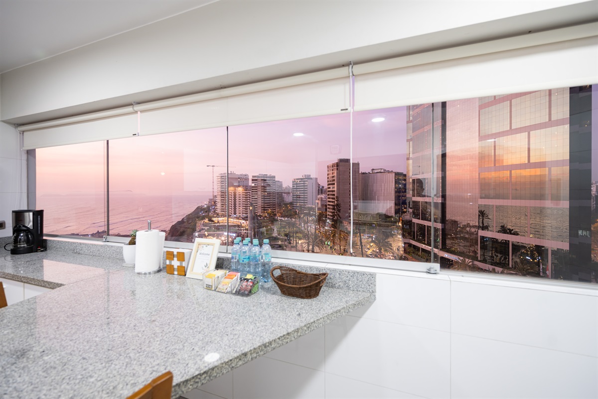 Gourmet Kitchen with a View: Fully equipped and designed so the ocean remains your constant backdrop while preparing your favorite meals