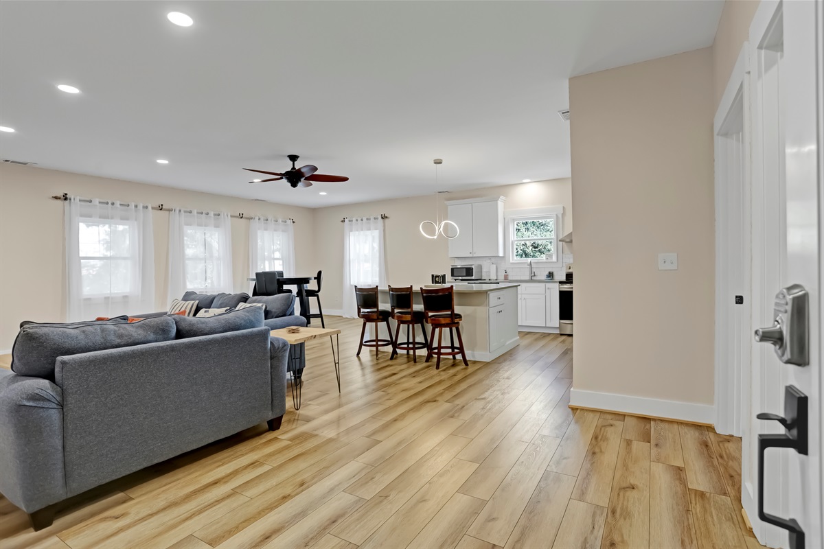 Enjoy a bright, open-concept layout where cooking, dining, and relaxing flow together.
