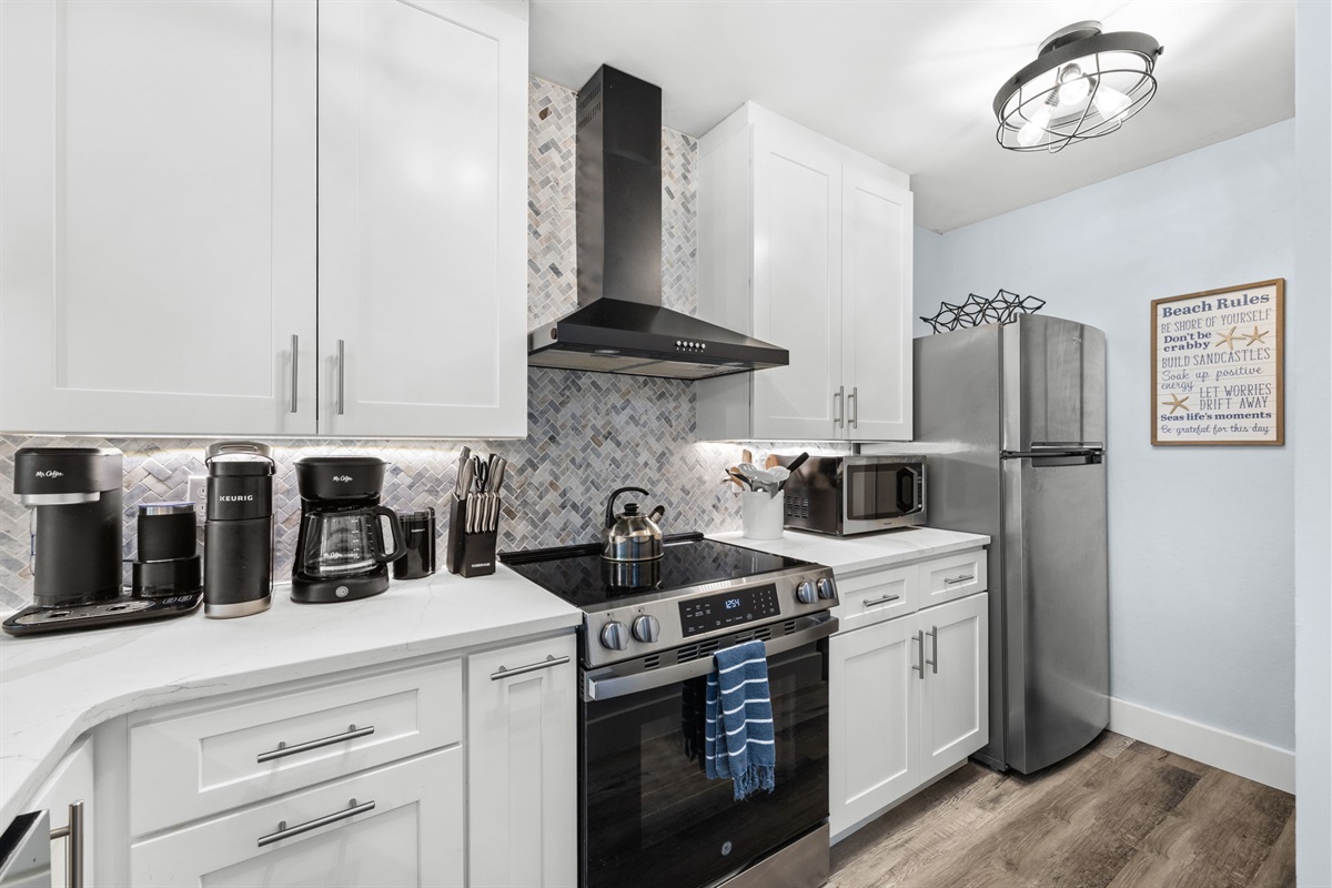 Brand New Stainless Steel Appliances